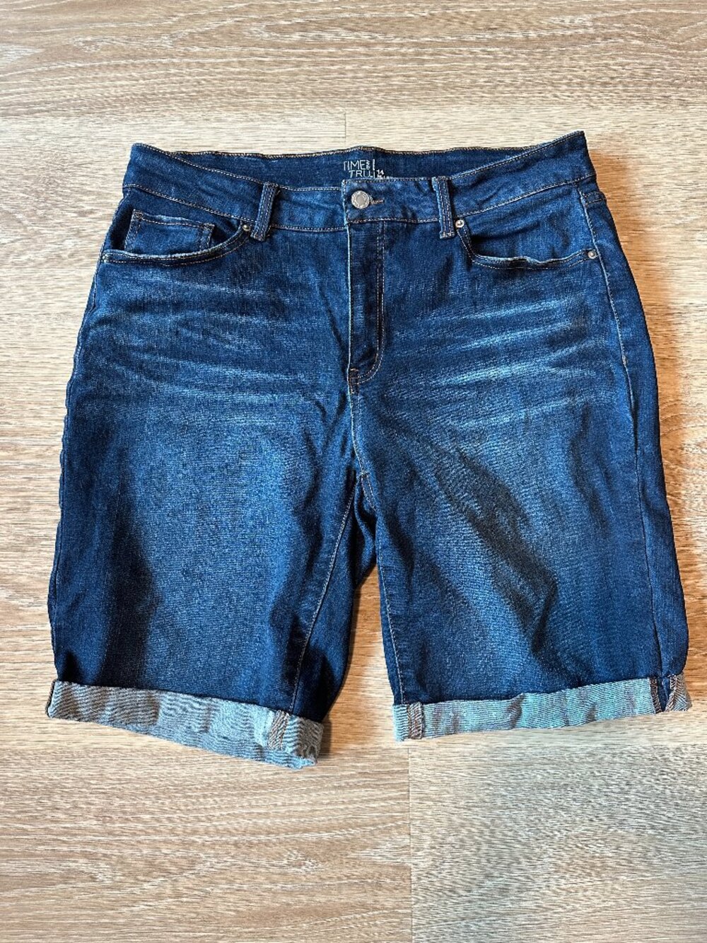 Time and True MidRise Bermuda Shorts